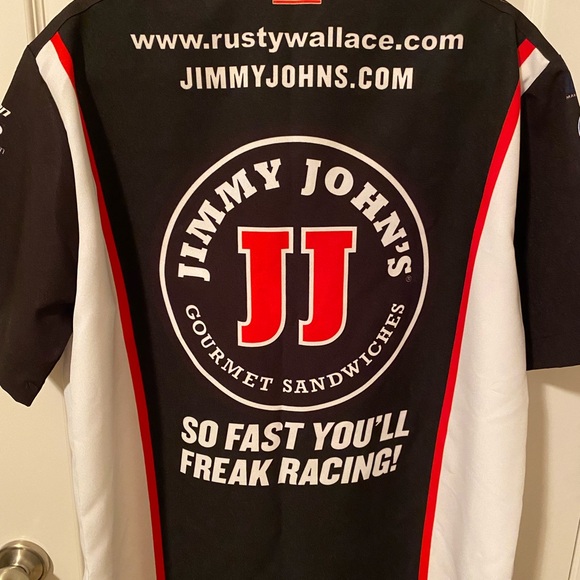 SALE!! Men's RUSTY WALLACE Racing Shirt The Winning Team Racing Apparel - Picture 2 of 8